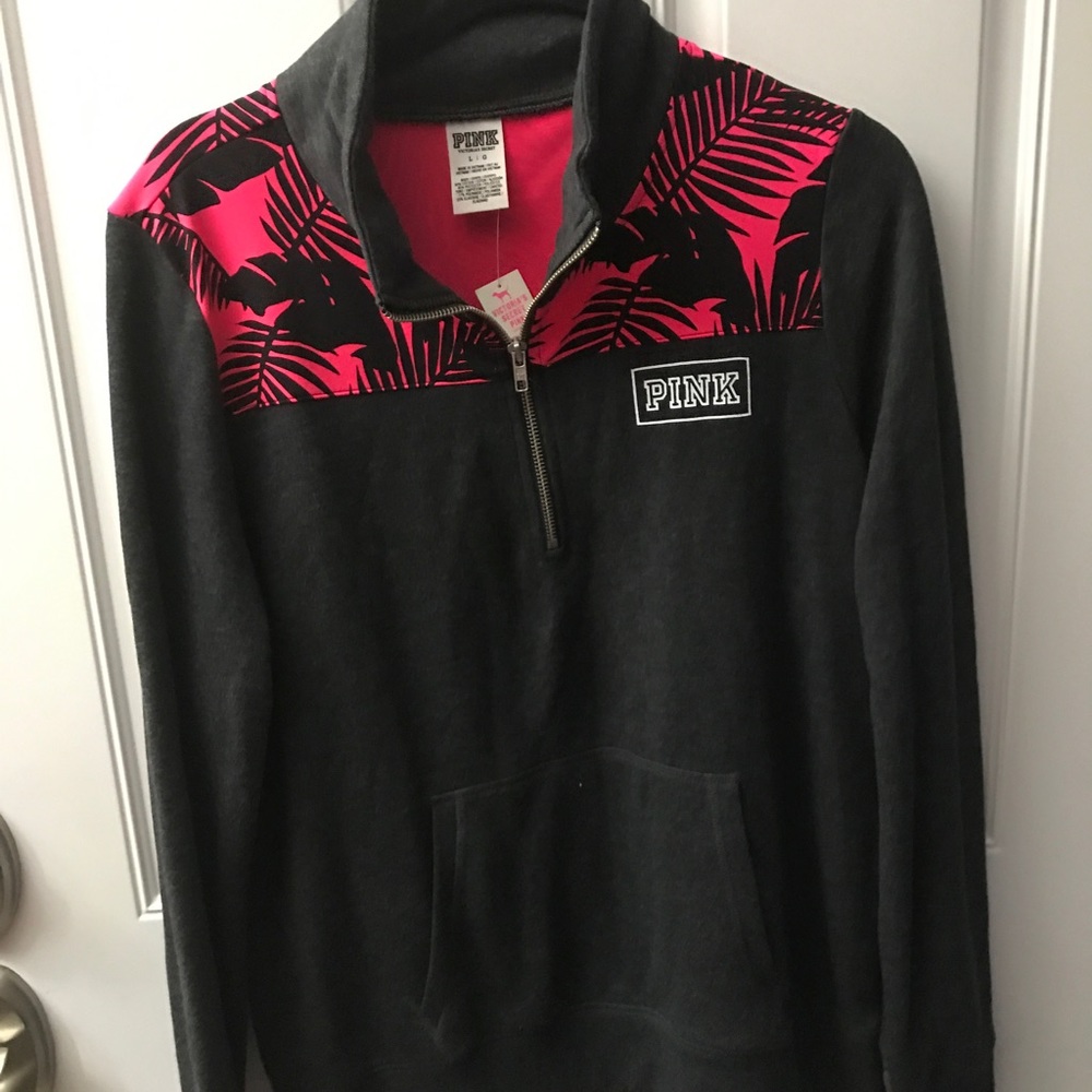 PINK 3/4 zip jacket